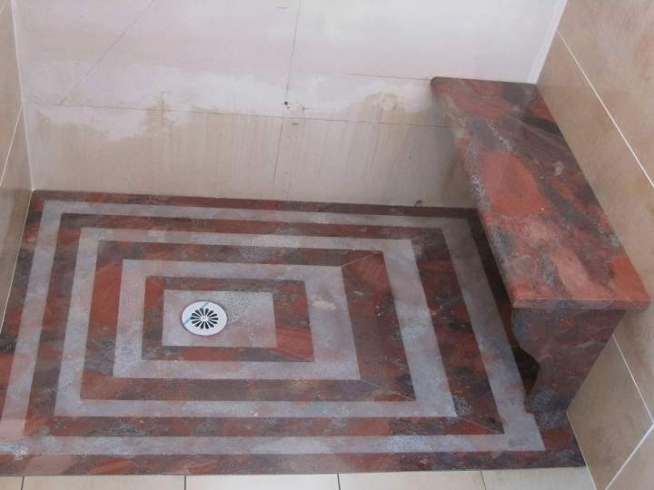 Rénovation salle de bains marbre Chanceaux-sur-Choisille