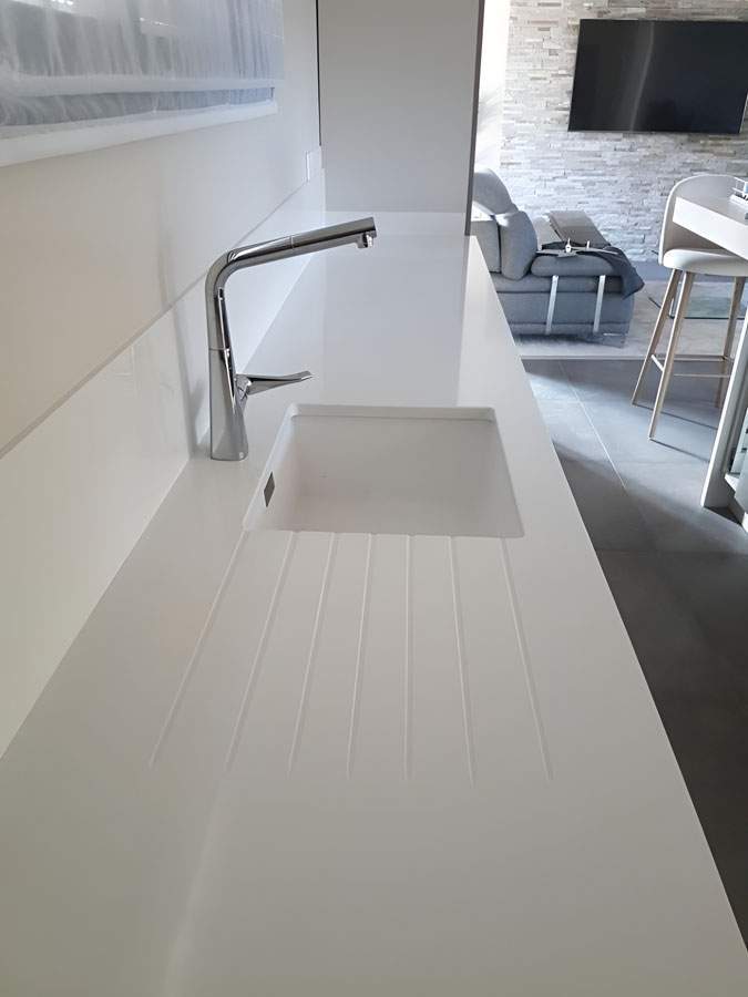 Plan salle de bains en marbre Chanceaux-sur-Choisille