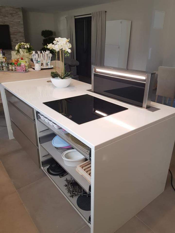 Aménagement cuisine marbre Chanceaux-sur-Choisille