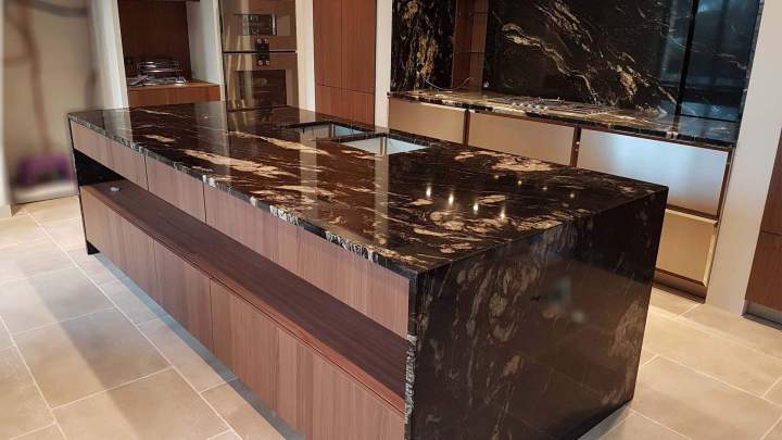 Plan de cuisine sur mesure marbre Chanceaux-sur-Choisille