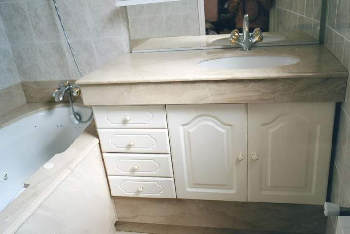 Rénovation salle de bains marbre Chanceaux-sur-Choisille